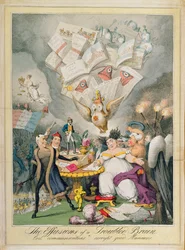 Die Ergüsse eines unruhigen Geistes oder Böse Kommunikation verdirbt gute Sitten, veröffentlicht von G. Humphrey, 1821